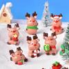 Decor Christmas Gifts Micro Landscape Christmas Decoration Elk  Decoration Decoration Supplies