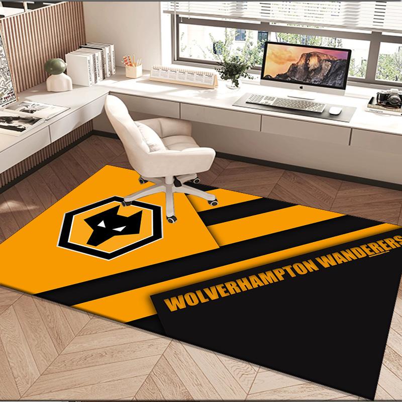 1PC rug Wolf In The Night Wanderers Carpet, Chair Rug,Area Rug for Office Bedroom living rooms bedroom, Doormat decor Christmas fan gifts