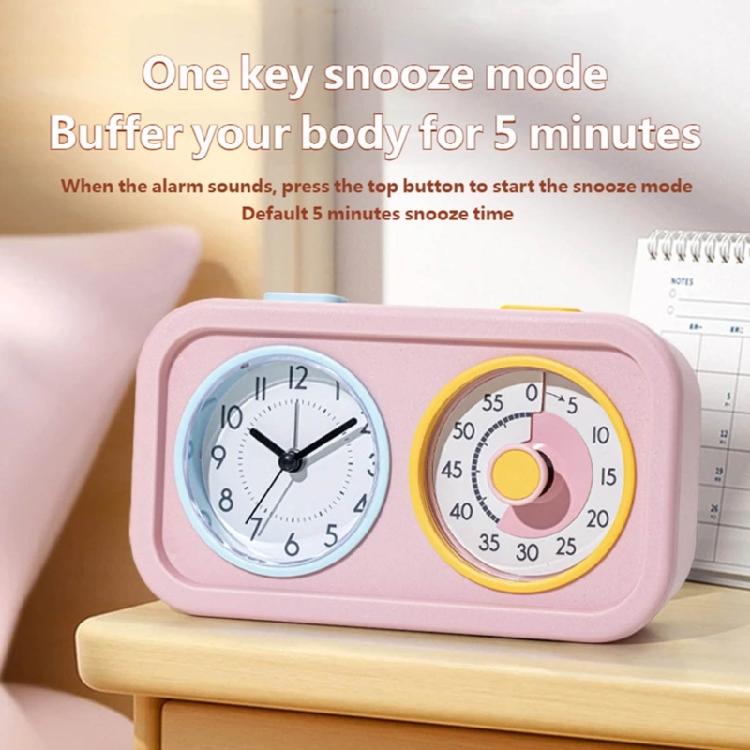 Easy To Use Double Screen Countdowns Timer With Analog Alarm Clock For Precise Cooking Baking And Time Management Tasks