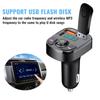 Car Bluetooth Mp3 Player Dual USB Port Phone Charger FM Transmitter Wireless Audio Receiver Hands-Free Kit with U-Disk Aux Input