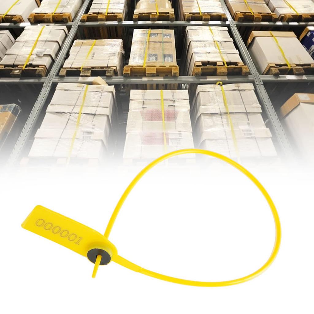 Plastic Tamper Seals Zip Ties for Fire Extinguishers Pull Tite Security Tags Numbered Disposable  Tie