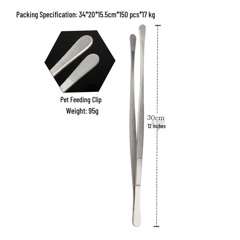 Reptile & Aquatic Plant Fine Tweezers Set: Multi-Specification Pet Feeding & Landscaping Tools