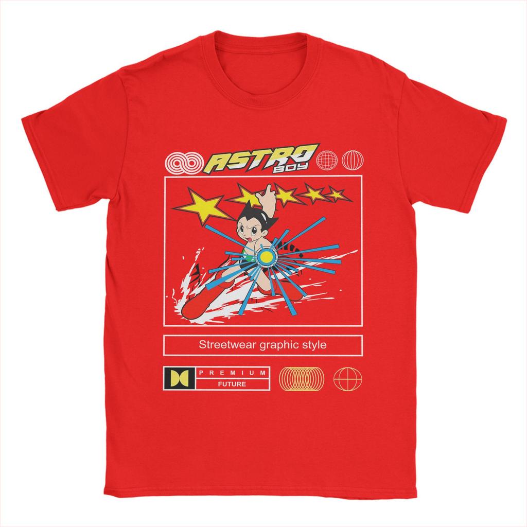 The Iconic Robot Hero Astro Boy T Shirts Men 100% Cotton Funny T-Shirts Crewneck  Tees Short Sleeve Clothing Big Size