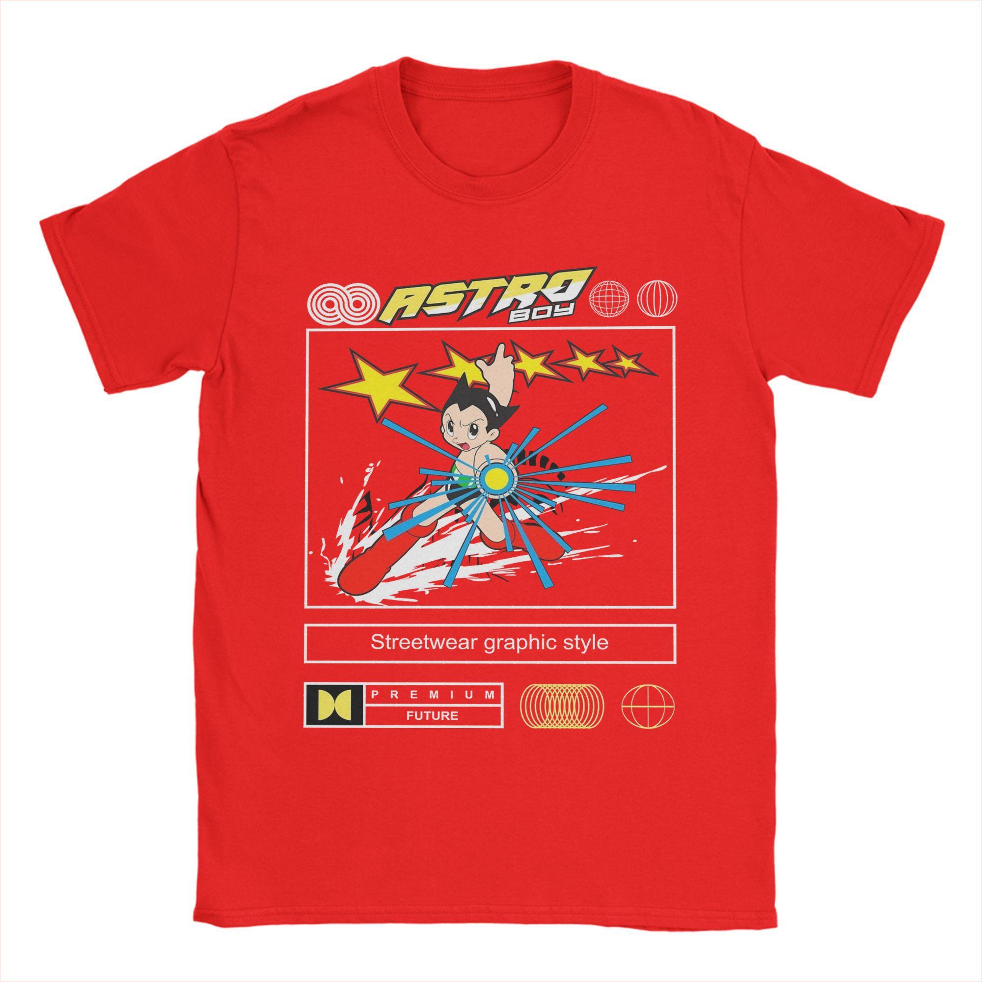 The Iconic Robot Hero Astro Boy T Shirts Unisex 100 Cotton Funny TShirts Crewneck Tees Short Sleeve Clothing Big Size S