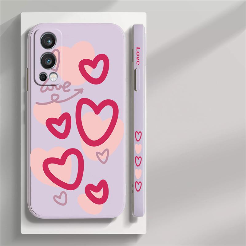 Pattern Phone Case For OnePlus 1+ Nord 2 CE2 Lite 3 ACE 2V One Plus 9 Pro 8T 7 6 Silicone Liquid Silicone Cover Coque