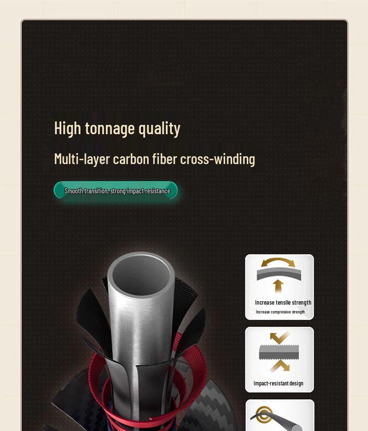 28 Tone Super Hard 4.5m Carbon Fiber Fishing Rod for Carp and Crucian Carp