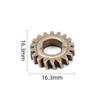 18 or 19 Teeth Car Sunroof Motor Gear Metal Gear Repair Kit for Mitsubishi Pajero Montero Shogun V73 V75 V77 V93 V97 Jeep