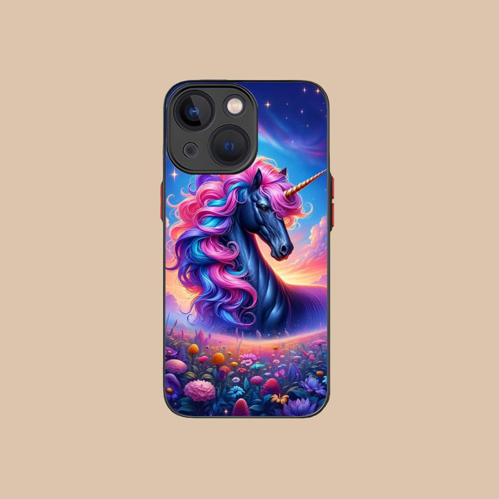 Fantasy Unicorn Mobile Phone Case for iPhone 17 16 15 14 13 12 11 X XR XS 8 7 Air Pro Max Plus Mini Colorful Silicone Cover