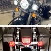 1 Pair Motorcycle LED Turn Signal Lights Brake Light Lamp For Harley Electra Glide Road
