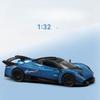 Simulation 1/32 Pagani Huayra R Super Sport Car Model with Sound and Light Children Boy Diecast Toy Vehicle Collection Miniature