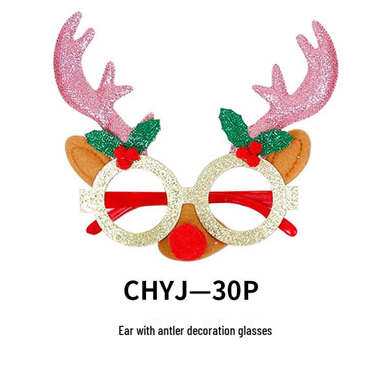 Festive Christmas Eyeglass Frames for Adults & Kids - Creative Holiday Party Accessories & Gifts