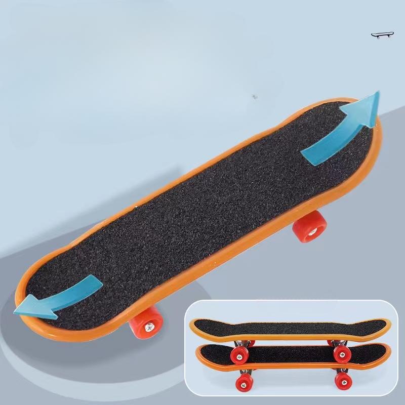 3 BUC Fingerboard Trotinetă de Degete Mini Placă de Skateboard Deck Aliaj/Plastic Antistres Tech Bracket Panou de Birou Non Jucării Antrenament