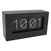Retro Style Flip Clock Auto Page Turning Mechanical 24H Stainless Steel Home Office Desk Decoration