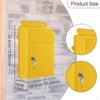 Large Capacity Wall-Mounted Drop Box with Key Access for School And Office Use