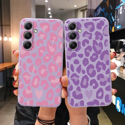 Leopard Weiche Silikonhülle für Xiaomi Redmi Note 13 Pro 13C 14 Samsung A35 A55 M35 S24 Huawei Honor 200 iPhone 15 Kameraschutz Stoßfeste Abdeckung
