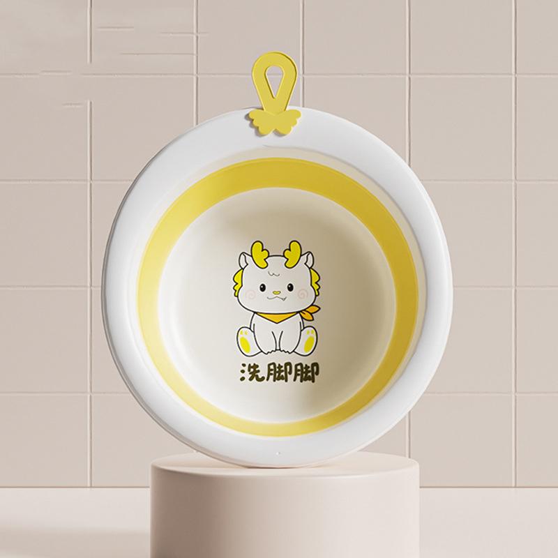 Skládací umyvadlo pro děti, Přenosné umyvadlo, Silný plastový lavor pro miminka, Domácí dětská malá miska