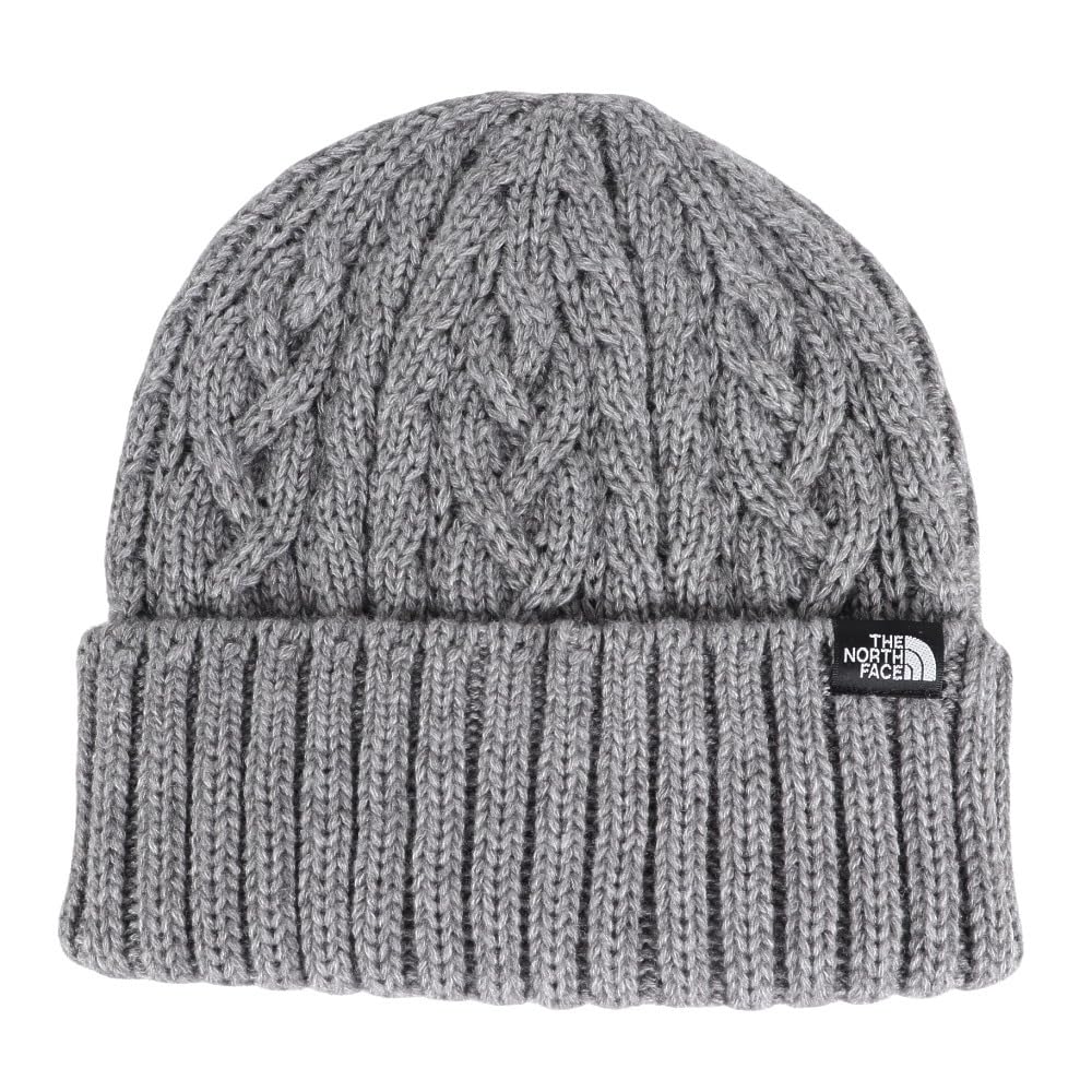 The North Face Cable Unisex Knit Cold Mixed Free Size Beanie, Cap, Weather, Gray,