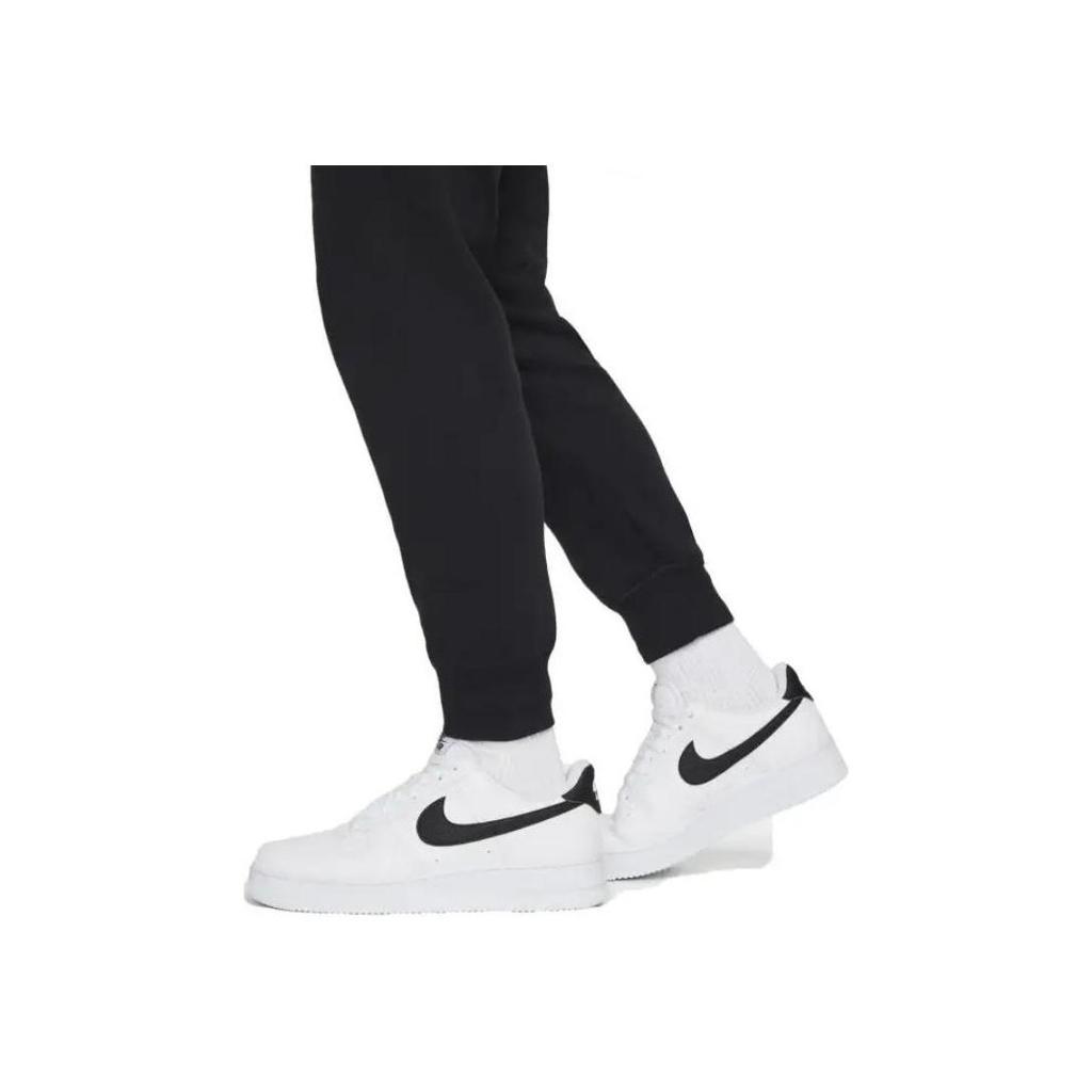 Nike Pantaloni Jogging Uomo Neri DM5467-010 con Coulisse, Vestibilità Slim, Vita Bassa, Logo, Conico