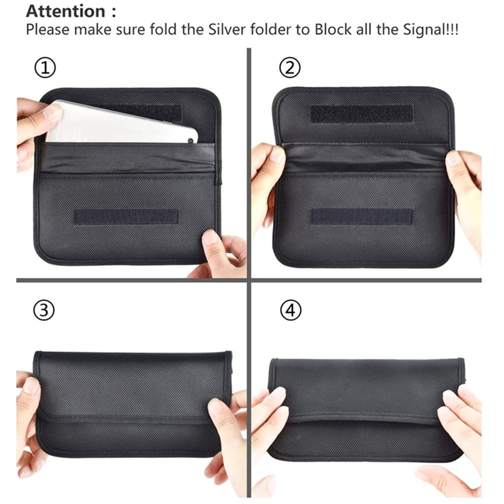 FaradayPouch for Car Key FaradayBag Car Key Signal Blocking Pouch Keyless Entry Car Keys CaseRFID Blocker Bag Durable