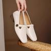 New Xiaoxiangfeng Single Shoes Soft Leather Comfortable Soft Light Luxury Niche Retro Spring New Women's Shoes Low Top