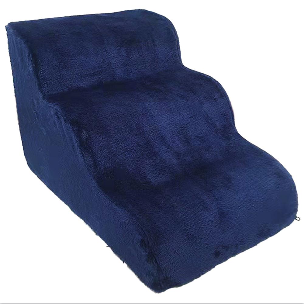 

Ramp Stairs Dog Stairs Non-Slip Pet Ramp Stairs Dog Ramp for Bed Pet Dog Steps 3 Tiers Training Stairs Removable and Washable синій