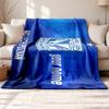 KKS Lech Poznan Customizable name outdoor blanket soft cozy and warm Multi-purpose office blanket outdoor camping and travel blanket all