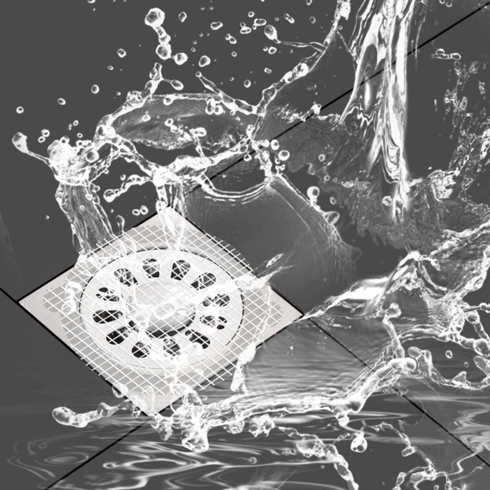 10 pezzi adesivi monouso per scarico a pavimento, rete raccogli-capelli, filtri per lavandino, bagno