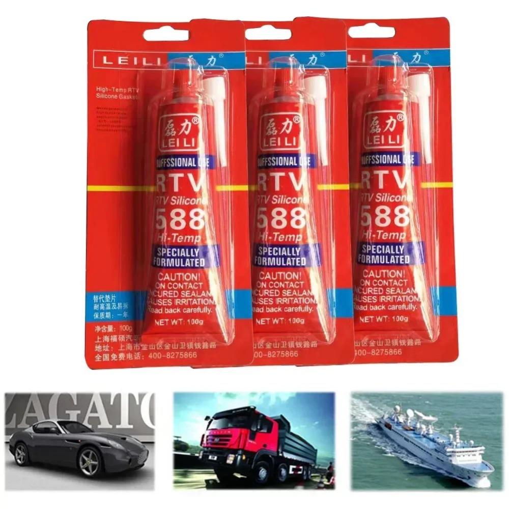 Engine Professional Silicone Rubber High Temperature Sealant Automotive Non-adhesive RTV for Car Motor Gap Seal Repair Tools