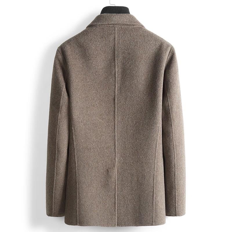 Hengyuanxiang Men's Wool Blend Overcoat