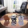 1pc We Bare Bears Friends Office Round Area Rug, Under Office Chairs Bedroom Living Room Home Decor, Room Decoa1022174