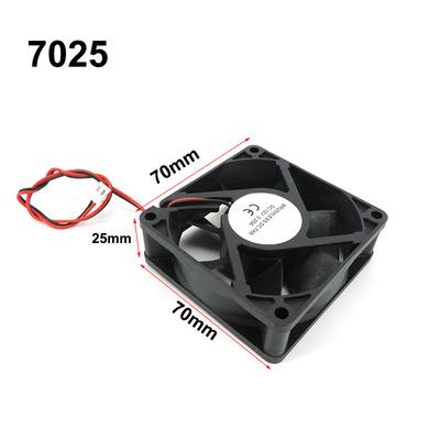 2 פינים 7025 70 מ"מ 70*70*25 מ"מ DC 5V 12V 24V מיסב שרוול מיני מחשב מאוורר קירור למעבד מאוורר קירור חלקי מחשב נייד