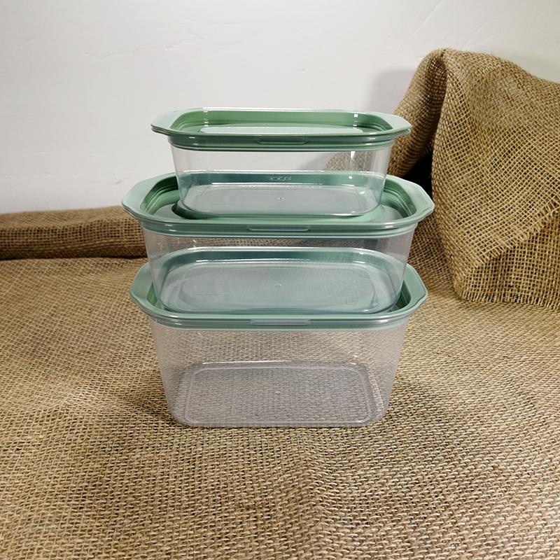 

10 шт., контейнеры для хранения продуктов, коробка для свежести, кухонные аксессуары для холодильника, герметичная банка для закусок, коробки для обедов на открытом воздухе, пикника 500ML зелёный