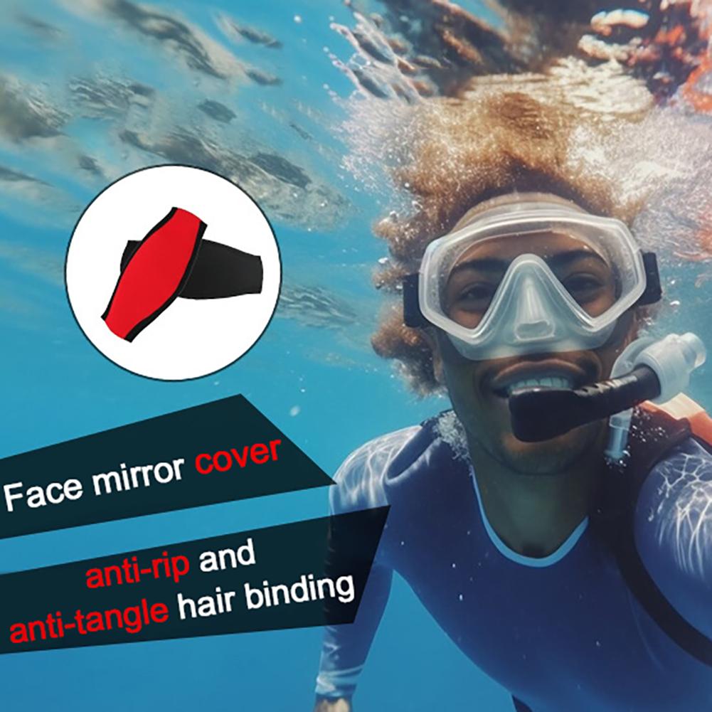 Dive Snorkeling Mask Strap Cover Scuba Diving Double-deck Protection Hair Wrap Gear For Men Women Water Sports