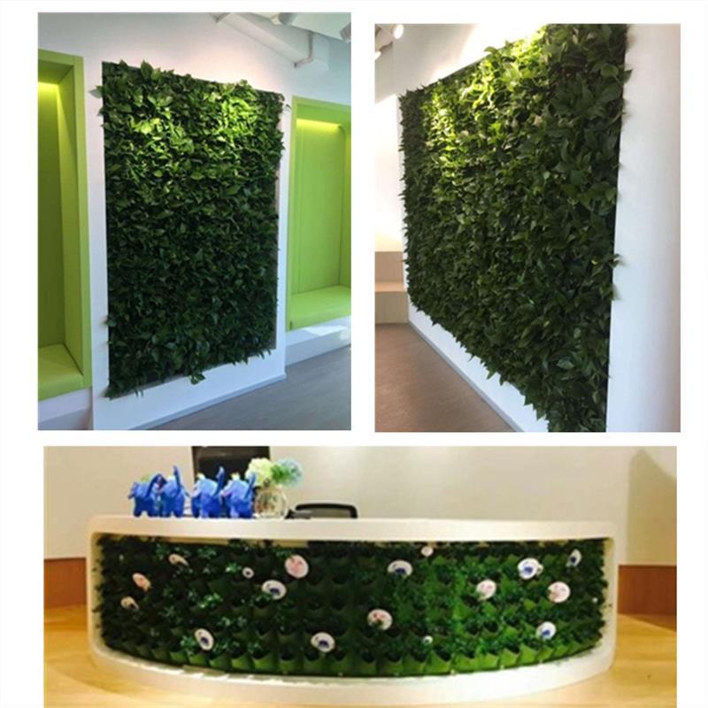 Wall-Mounted Vertical Garden: Non-Woven Felt Plant Bag for Home Gardening and Balcony Décor.