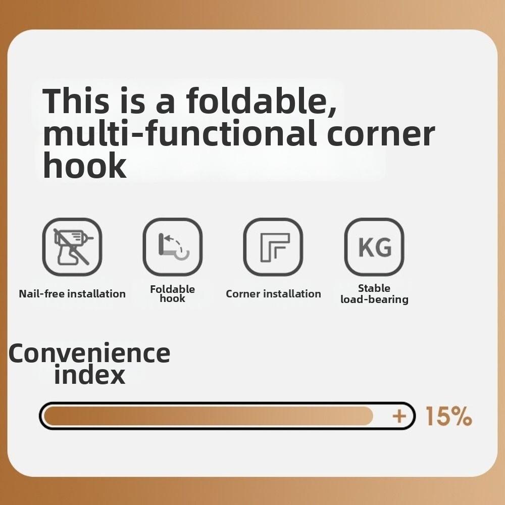 Punch-Free Wall Mounted Row Hook Waterproof Door Back Clothes Hook Sundries Storage Hook  Dormitory