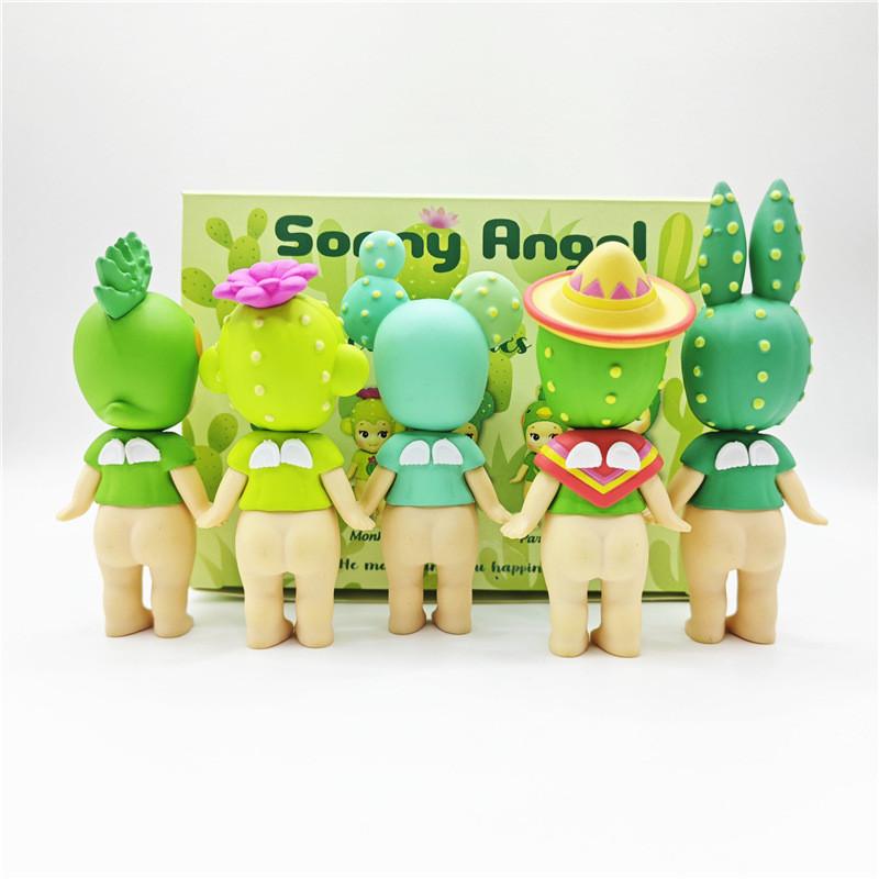 Fun Plant Series Cactus Angel Figurines Blind Box Toys For Creative Cake And Party Decor