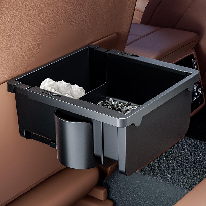 Car Storage Box, Seat Armrest Box Organizer, Universal Adjustable Car Cup Holder Interior Supplies, Car Tissue Holder