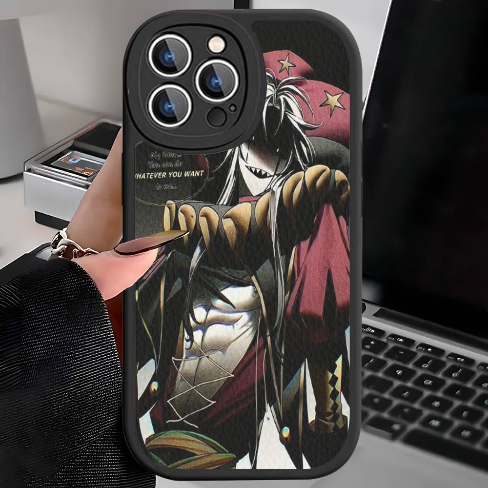 The Freak Circus Pierrot Game Phone Cover For iPhone 11 12 13 14 15 16 Pro Max Mini Plus Soft Leather Case