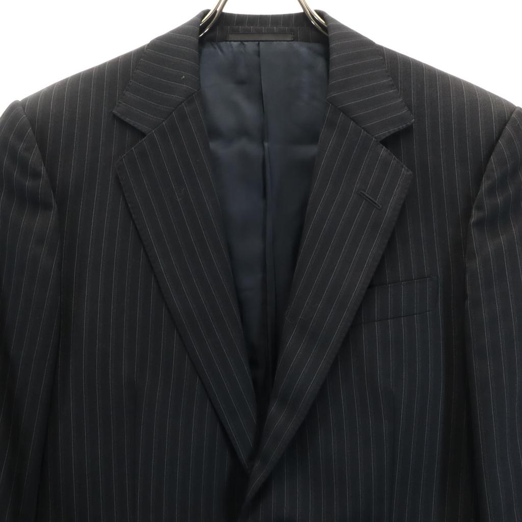GUCCI made in Italy Striped Pattern suit Setup 46 black Men's Used