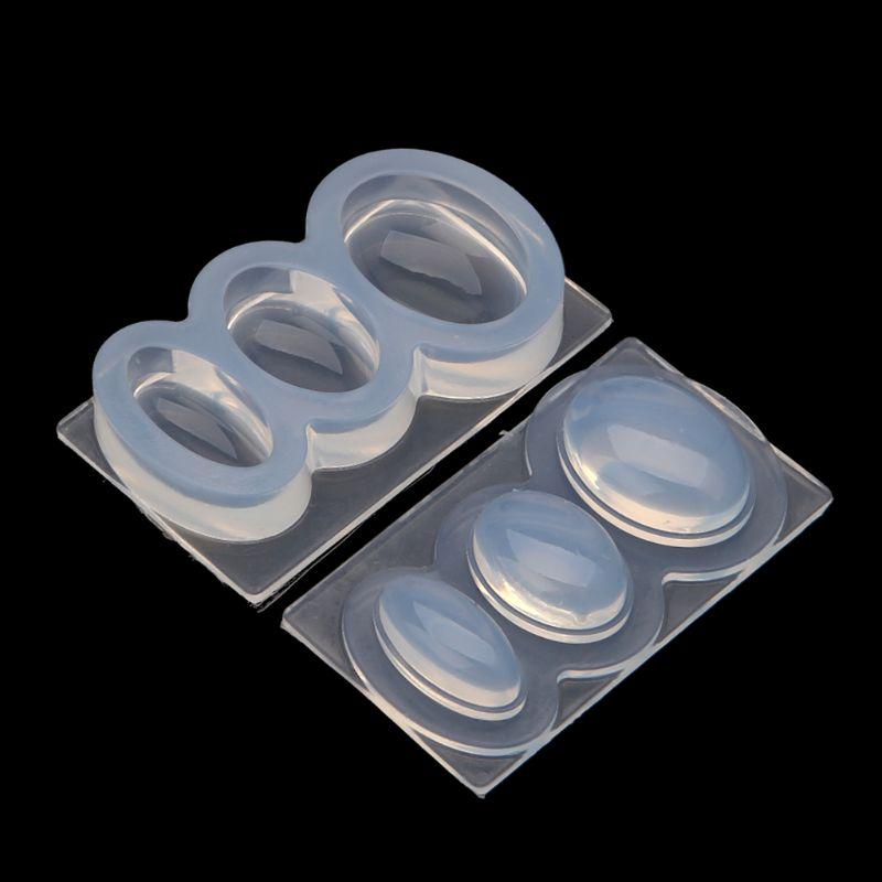 3D Round Ball Oval Square Silicone Molds DIY Pendant Mold For Epoxy Resin 3D Mould Jewelry Making Crafts Tools Accessories