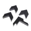 4Pcs/Set 30Mm/35Mm/40Mm Angular Rubber Footing L-Shaped Angle Steel Foot Pad