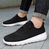 New Lightweight Comfortable and Breathable Sports Shoes Men's and Women's Mesh Upper One-piece Soft-soled Casual Sports Shoes