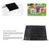 Chicken Coop Tarp Silver Coated Oxford Fabric Multifunctional Dust Proof Chicken Coop Shade Cloth Cover