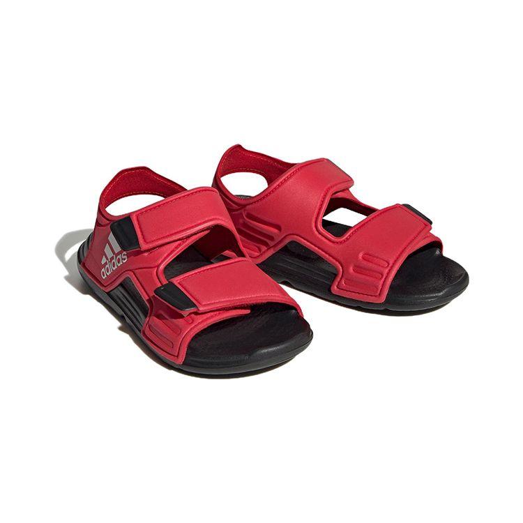 Adidas Altaswim Sandals Better Scarlet Cloud White Core Black (PS) Kids Sneakers FZ6488