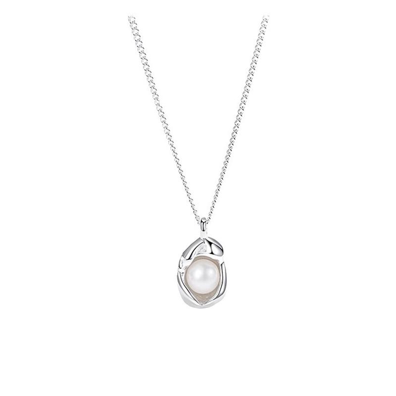 New 925 Silver Necklace Simple Personality Charm Pendant Choker Birthday Gift for Women Exquisite Jewelry