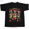 Christmas Stockings Adorable Springer Spaniel Dogs T Shirt Full Size S 5XL Vintage Streetwear Versatile Slightly Graphic