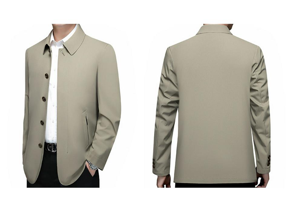 Men's Woodpecker Jacket: Lightweight, High-End Spring/Autumn Outerwear for Middle-Aged Executives (2025 New)