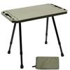 Outdoor Folding Camping Table Adjustable Height Beach Table Aluminium Alloy Tactical Table for Indoor Picnic   Hiking