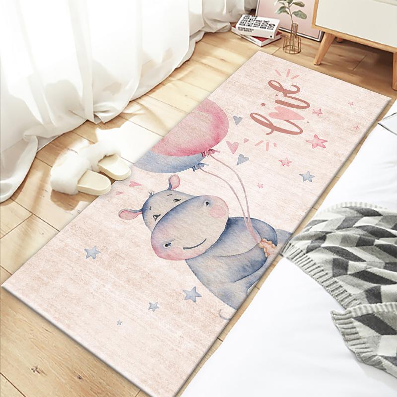 Bedroom Bedside Carpet Cute Room Underbed Floor Mat Small Carpet Long Strip Home Mat