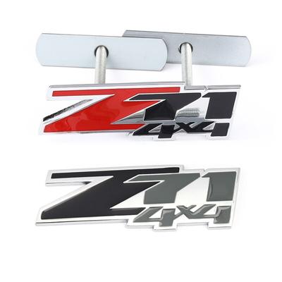 3D Metall Z71 4x4 Logo Auto Aufkleber Emblem Abzeichen Front Hood Grill Aufkleber für C/hevrolet Silverado C/hevy Colorado Suburban Xtreme GMC